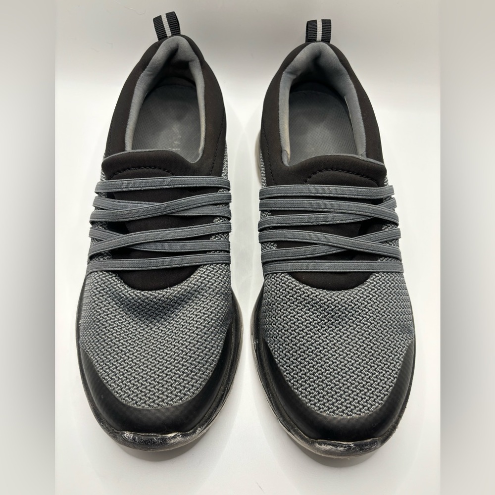 Bionic Jaden Slip Ons Sneakers Size 7 Black/Gray Workout Running Gym‎ Yoga Walk